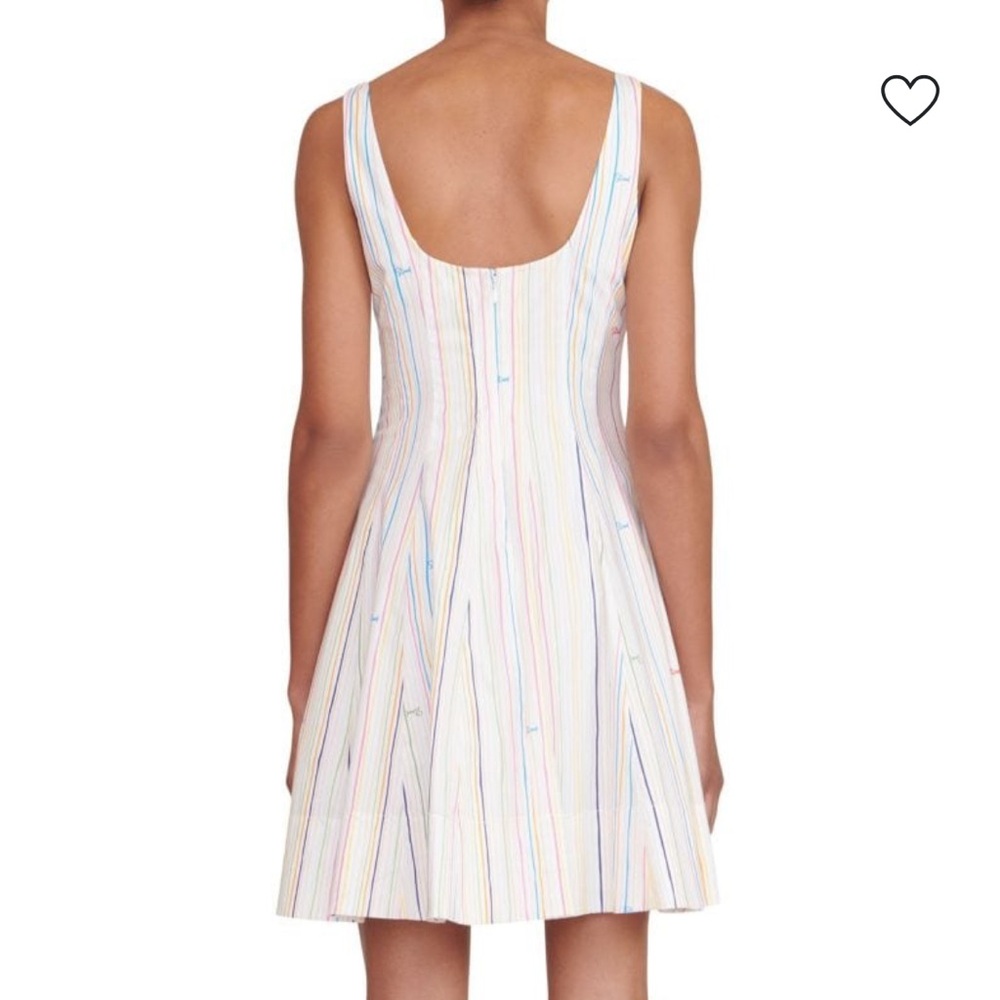 STAUD MINI WELLS DRESS | MULTI STRIPE - Picture 2 of 3